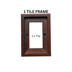 Greek | Ceramic Door Number Tile & Frame – 7cm x 11cm (2.76" x 4.33")