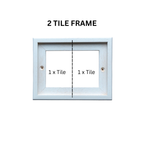 Greek | Ceramic Door Number Tile & Frame – 7cm x 11cm (2.76" x 4.33")