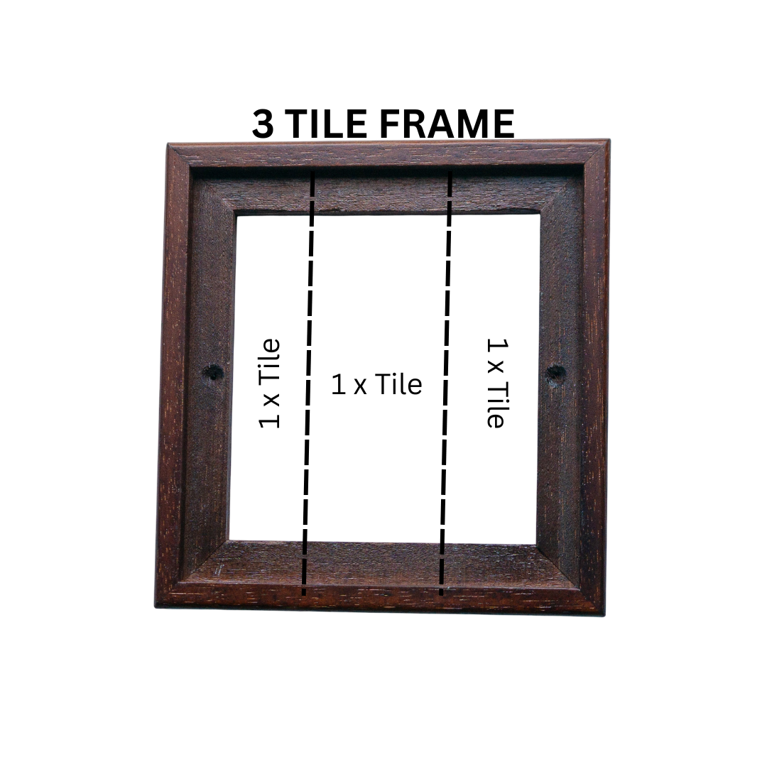 Greek | Ceramic Door Number Tile & Frame – 7cm x 11cm (2.76" x 4.33")