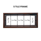 Greek | Ceramic Door Number Tile & Frame – 7cm x 11cm (2.76" x 4.33")