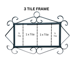 Canarias | Ceramic Door Number Tile & Frame – 5.5cm x 11cm (2.17" x 4.33")