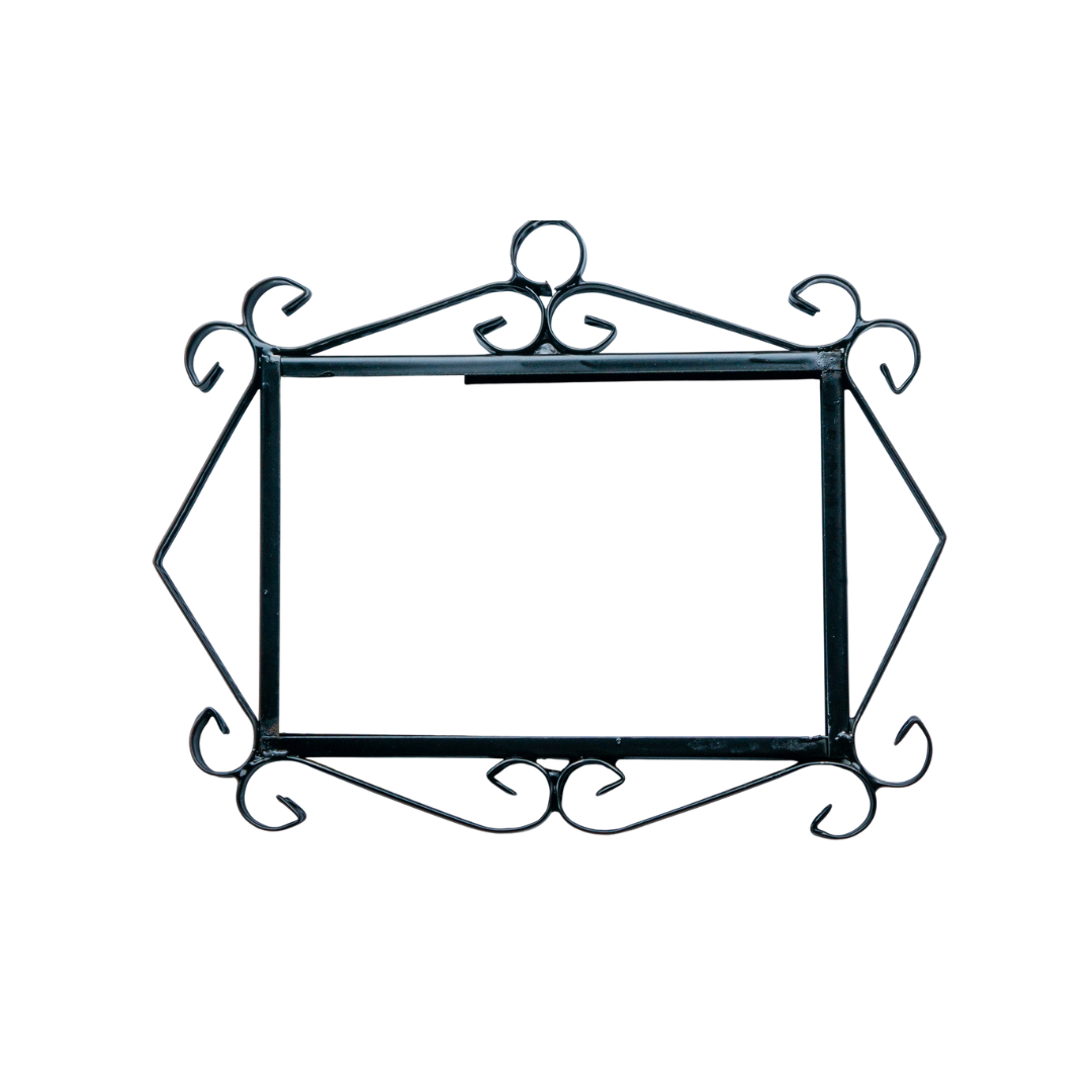 Marbella | Numéro de porte en céramique avec cadre – 5,5 cm x 11 cm (2,17 po x 4,33 po) 