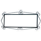 Atalaya M5 Ceramic House Number Tile Plaque & Frame – 5.5cm x 11cm (2.17" x 4.33")