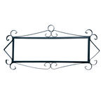 Marbella | Numéro de porte en céramique avec cadre – 5,5 cm x 11 cm (2,17 po x 4,33 po) 