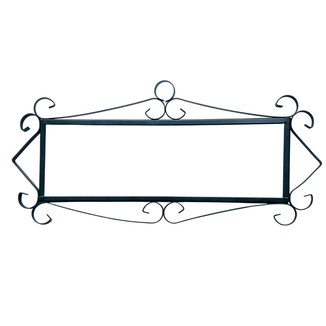 Marbella | Numéro de porte en céramique avec cadre – 5,5 cm x 11 cm (2,17 po x 4,33 po) 