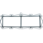 Marbella | Numéro de porte en céramique avec cadre – 5,5 cm x 11 cm (2,17 po x 4,33 po) 