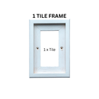 Greek | Ceramic Door Number Tile & Frame – 7cm x 11cm (2.76" x 4.33")