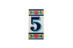 Calpe | Ceramic Door Number Tile & Frame – 5.5cm x 11cm (2.17" x 4.33")