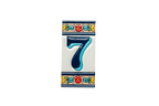 Calpe | Ceramic Door Number Tile & Frame – 5.5cm x 11cm (2.17" x 4.33")
