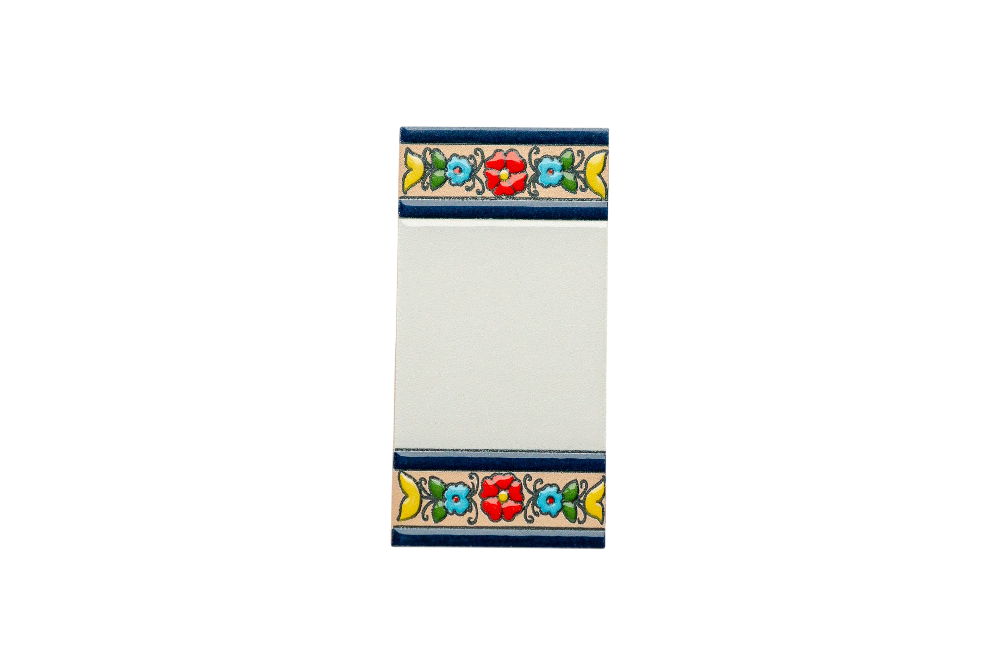 Calpe | Ceramic Door Number Tile & Frame – 5.5cm x 11cm (2.17" x 4.33")