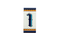 Marine | Numéro de porte en céramique avec cadre – 5,5 cm x 11 cm (2,17 po x 4,33 po)