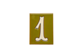 La Costa Olive | Ceramic Door Number Tile & Frame – 7cm x 10cm (2.76" x 3.94")