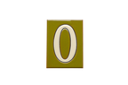 La Costa Olive | Ceramic Door Number Tile & Frame – 7cm x 10cm (2.76" x 3.94")