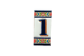Canarias | Ceramic Door Number Tile & Frame – 5.5cm x 11cm (2.17" x 4.33")
