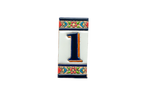 Canarias | Ceramic Door Number Tile & Frame – 5.5cm x 11cm (2.17" x 4.33")