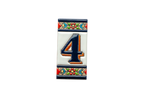 Canarias | Ceramic Door Number Tile & Frame – 5.5cm x 11cm (2.17" x 4.33")