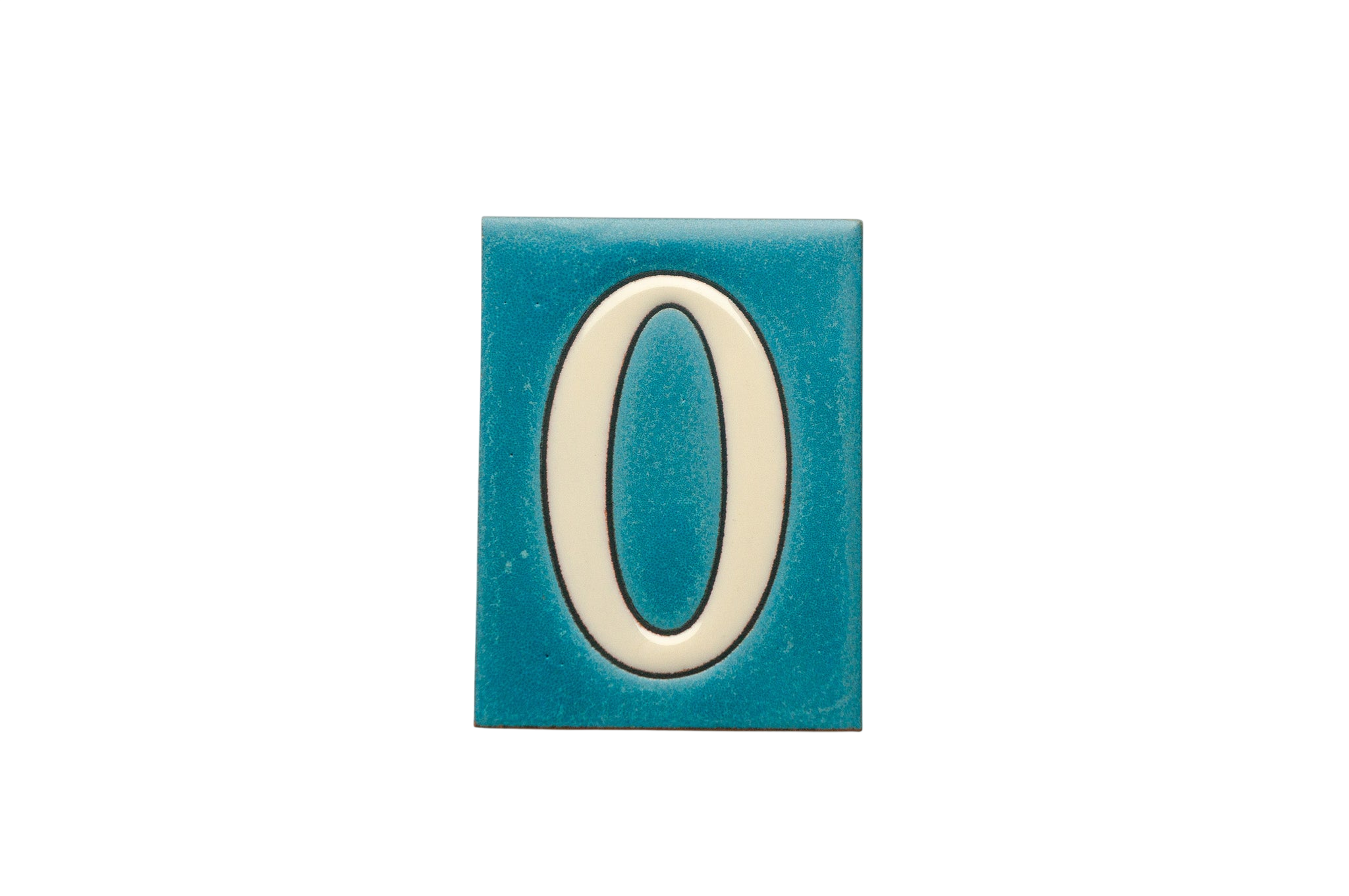 La Costa Blue | Ceramic Door Number Tile & Frame – 7cm x 10cm (2.76" x 3.94")