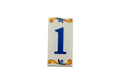 Lisa Croquets | Ceramic Door Number Tile & Frame – 5.5cm x 11cm (2.17" x 4.33")