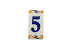 Lisa Croquets | Ceramic Door Number Tile & Frame – 5.5cm x 11cm (2.17" x 4.33")