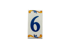 Lisa Croquets | Ceramic Door Number Tile & Frame – 5.5cm x 11cm (2.17" x 4.33")