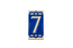 Nazari Mi Ceramic House Number Tile Plaque & Frame – 5.5cm x 11cm (2.17" x 4.33")