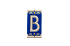 Nazari Mi Ceramic House Number Tile Plaque & Frame – 5.5cm x 11cm (2.17" x 4.33")