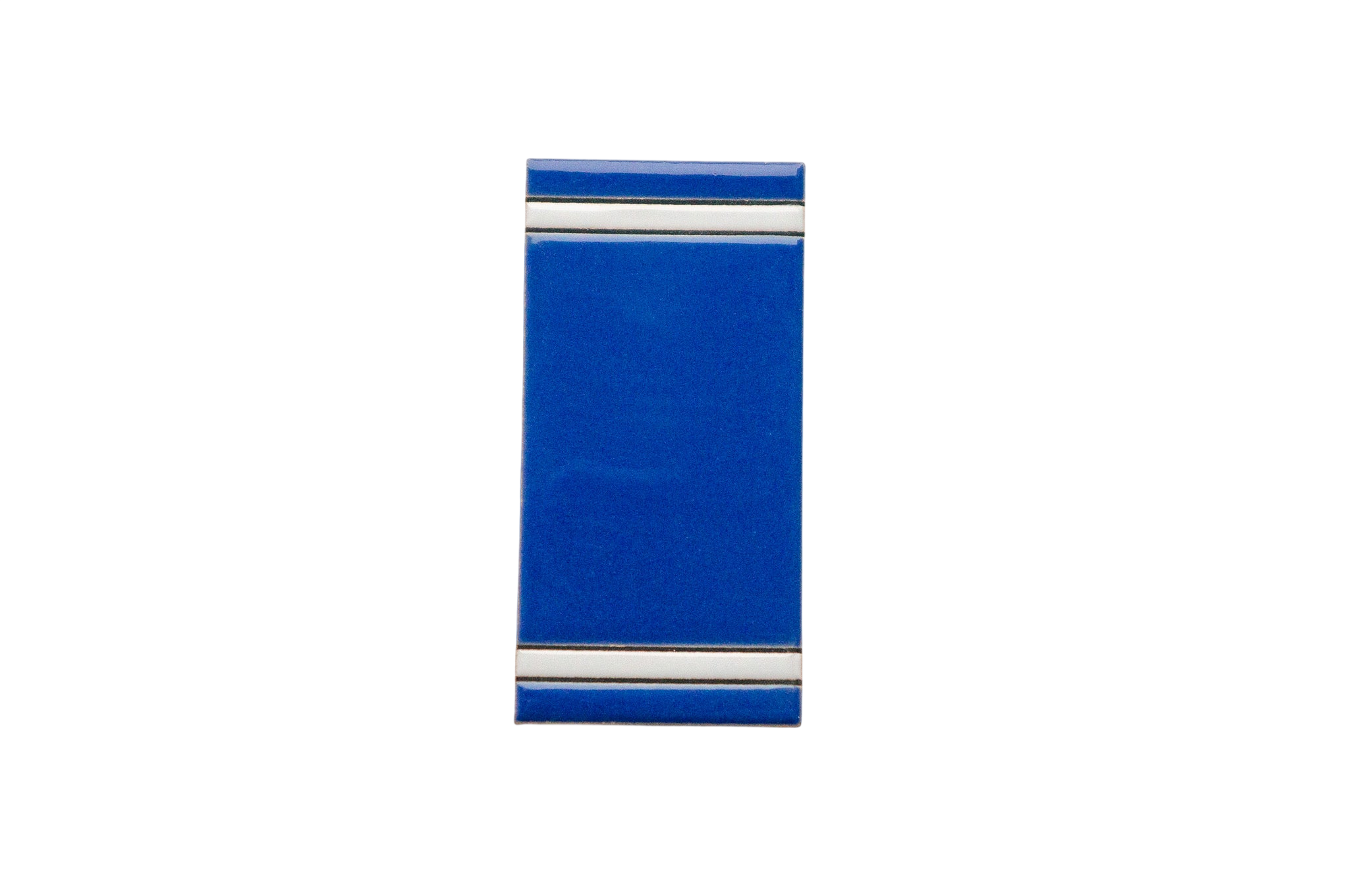 Classico Blue | Ceramic Door Number Tile & Frame – 5.5cm x 11cm (2.17" x 4.33")