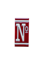 Classico Maroon | Ceramic Door Number Tile & Frame – 5.5cmx11cm (2.17"x4.33")