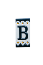 Desora Black | Ceramic Door Number Tile & Frame – 5.5cm x 11cm (2.17" x 4.33")