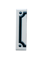 Classico White | Ceramic Door Number Tile & Frame – 5.5cm x 11cm (2.17" x 4.33")