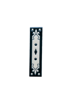 Jacho Black | Ceramic Door Number Tile & Frame – 5.5cm x 11cm (2.17" x 4.33")