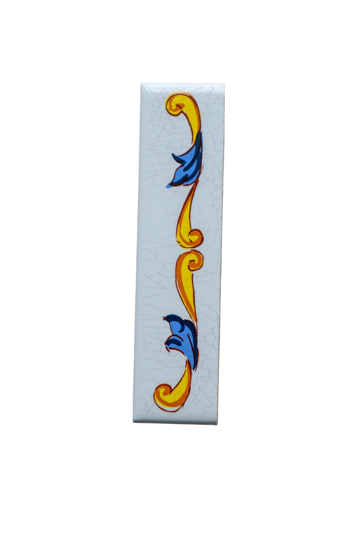 Lisa Croquets | Numéro de porte en céramique avec cadre – 5,5 cm x 11 cm (2,17 po x 4,33 po)