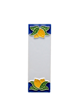 Mini Lemons Ceramic House Number Tile Plaque & Frame – 3cm x 10cm (1.18 x 3.94")