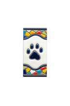 Sunburst | Ceramic Door Number Tile & Frame – 5.5cm x 11cm (2.17" x 4.33")