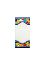 Sunburst | Ceramic Door Number Tile & Frame – 5.5cm x 11cm (2.17" x 4.33")