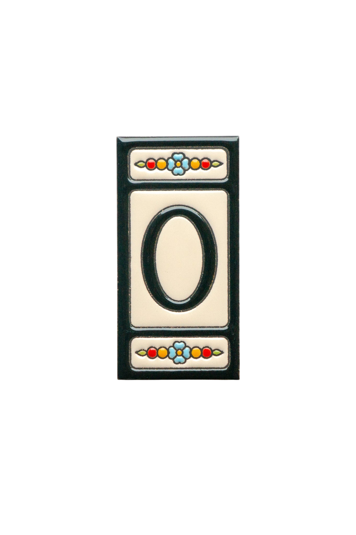 Atalaya M5 | Ceramic Door Number Tile & Frame – 5.5cm x 11cm (2.17" x 4.33")
