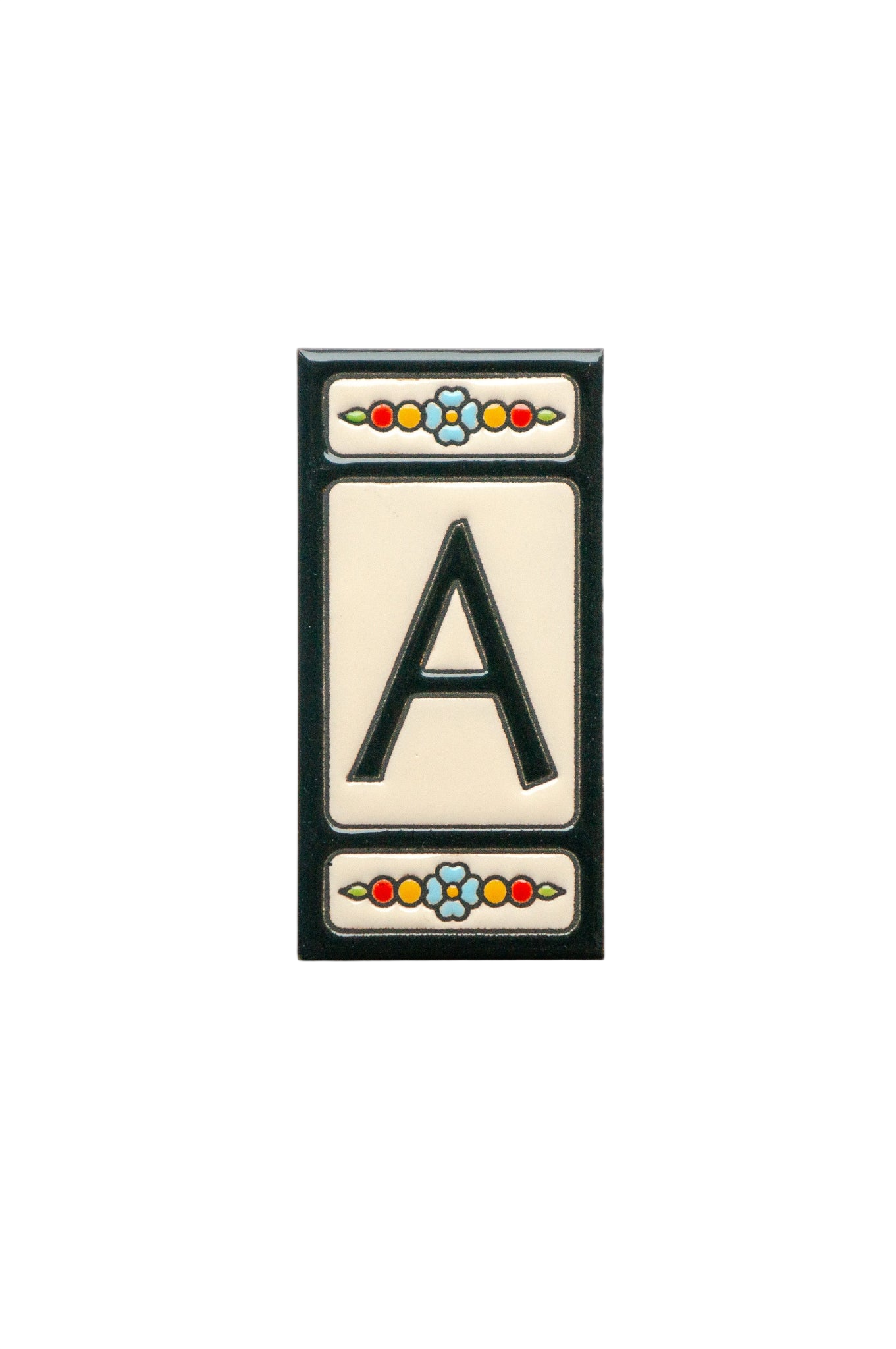 Atalaya M5 | Ceramic Door Number Tile & Frame – 5.5cm x 11cm (2.17" x 4.33")