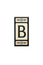 Atalaya M5 | Ceramic Door Number Tile & Frame – 5.5cm x 11cm (2.17" x 4.33")