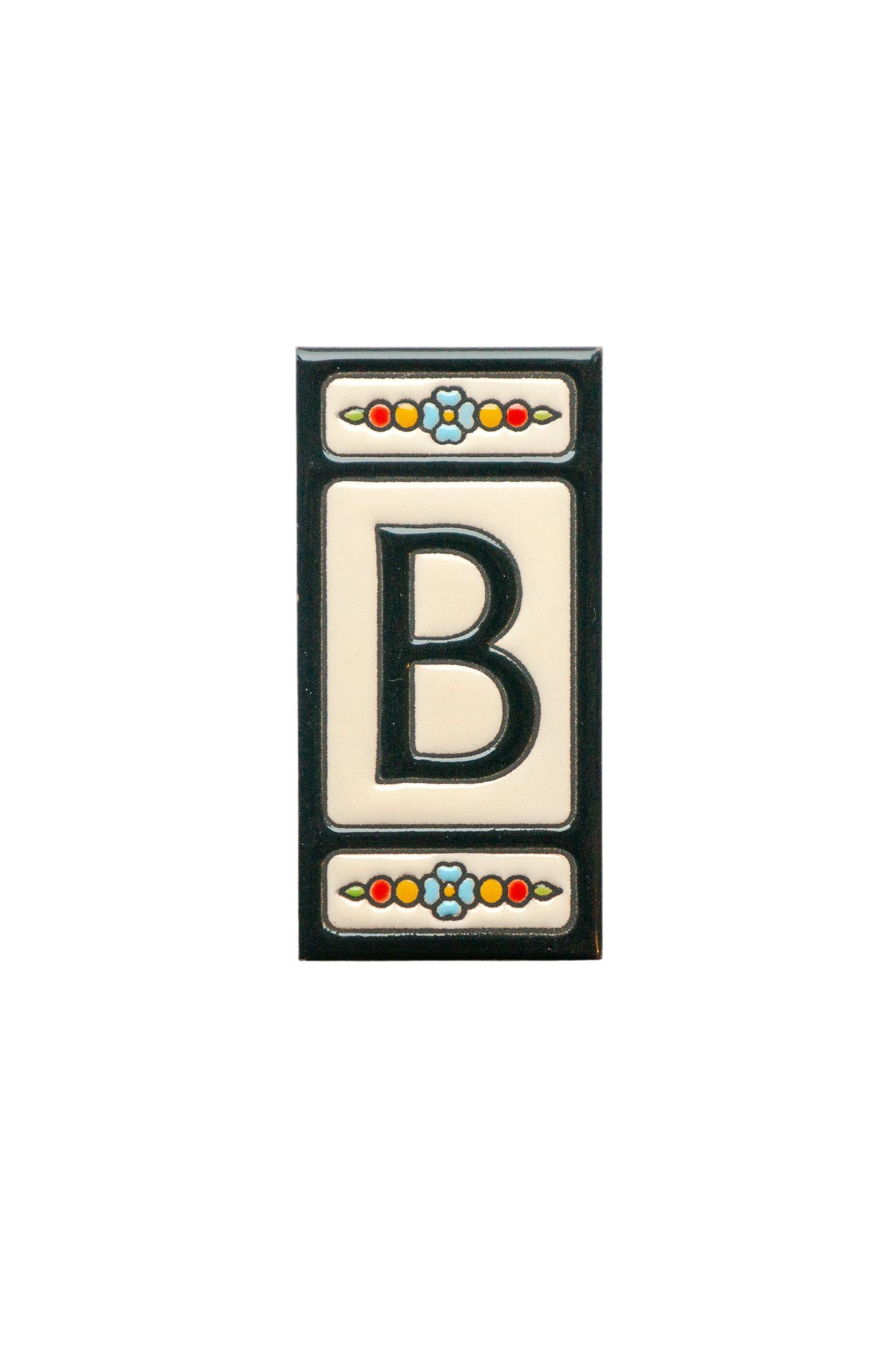 Atalaya M5 | Ceramic Door Number Tile & Frame – 5.5cm x 11cm (2.17" x 4.33")