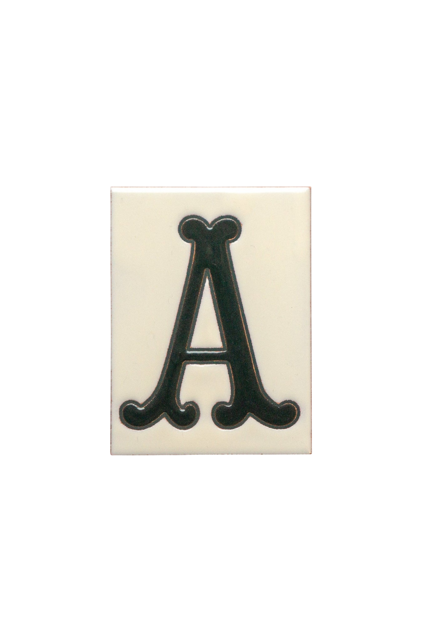 La Costa White | Ceramic Door Number Tile & Frame – 7cm x 10cm (2.76" x 3.94")