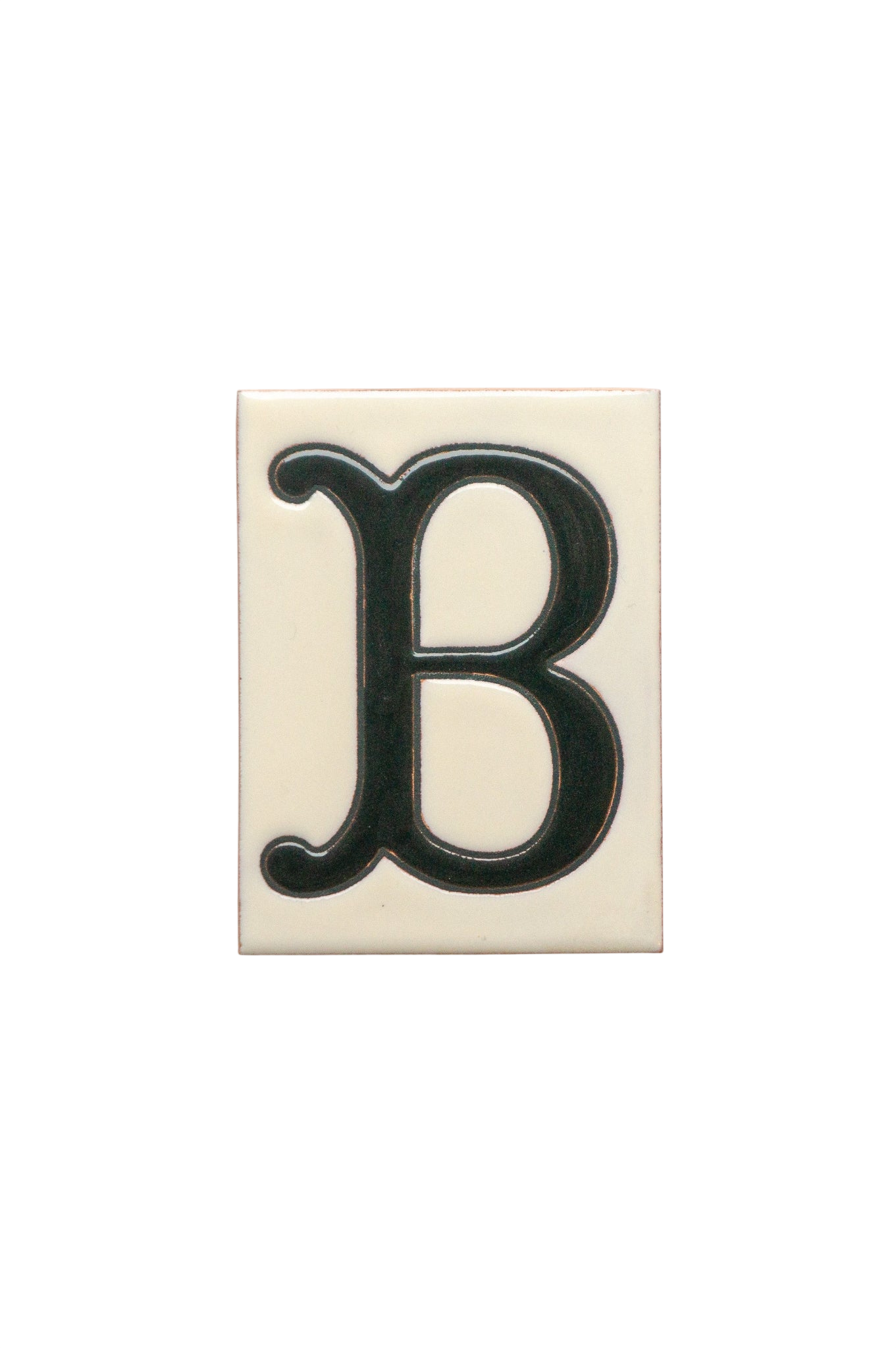 La Costa White | Ceramic Door Number Tile & Frame – 7cm x 10cm (2.76" x 3.94")