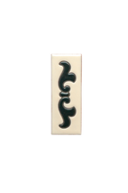 La Costa White | Ceramic Door Number Tile & Frame – 7cm x 10cm (2.76" x 3.94")