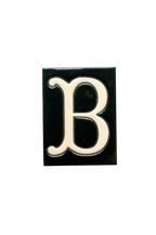 La Costa Black | Ceramic Door Number Tile & Frame – 7cm x 10cm (2.76" x 3.94")