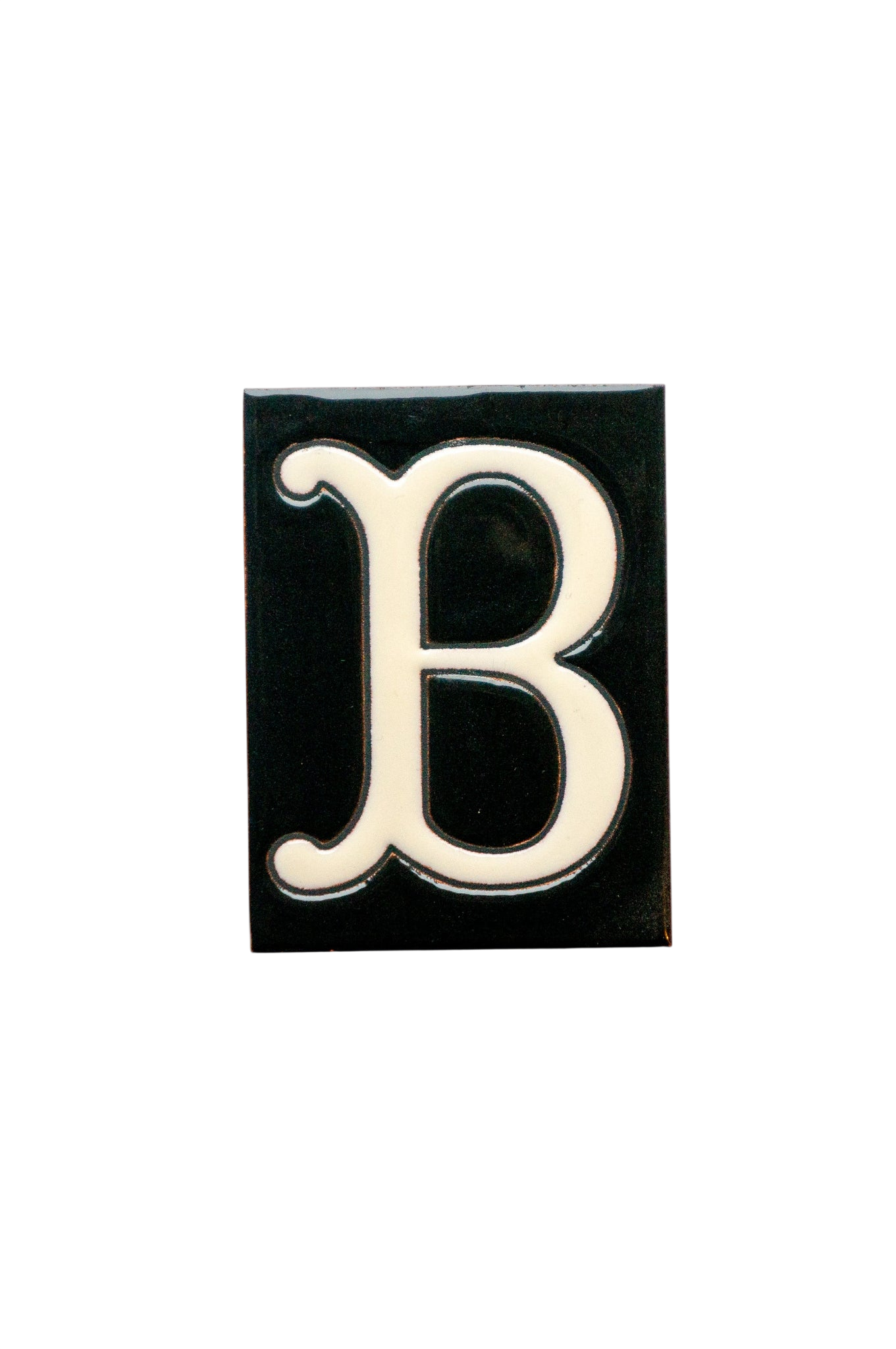 La Costa Black | Ceramic Door Number Tile & Frame – 7cm x 10cm (2.76" x 3.94")